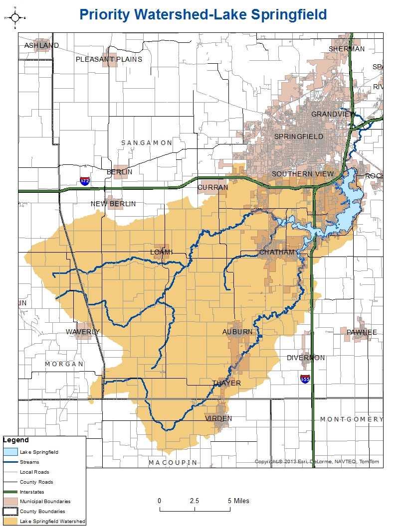 Lake Springfield Watershed Illinois CBMP